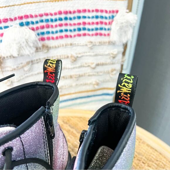 Dr Martens 1460 Pascal Rainbow Glitter Lace-Up Boots Women’s Size US 5 - Picture 5 of 8